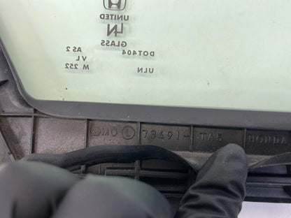 2008-2012 Honda Accord Rear Left Door Quarter Vent Window Glass 73491-TA5 OEM