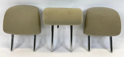 2010-2015 TOYOTA PRIUS REAR 2ND ROW SEAT HEADREST HEAD REST SET OF 3 CLOTH OEM