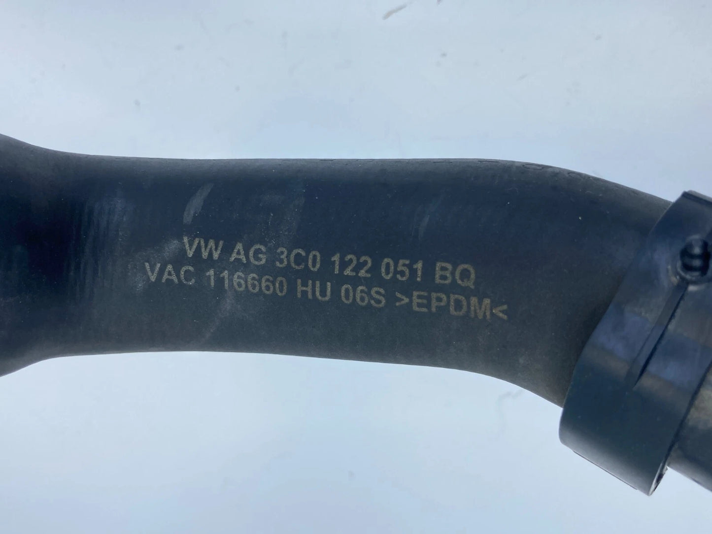 09-17 VOLKSWAGEN CC 2.0L TURBO RADIATOR COOLANT COUPLING LOWER HOSE 3C0122051