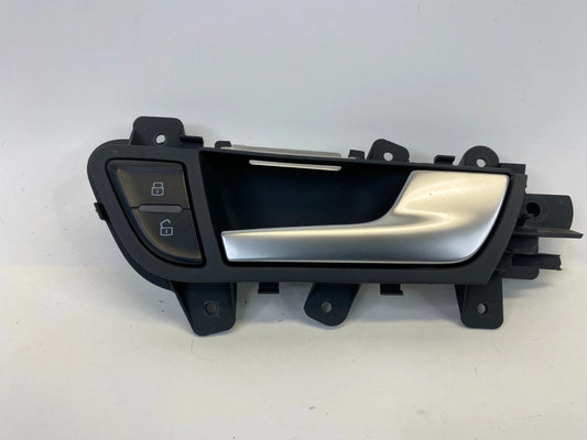 2009-2016 AUDI A4 QUATTRO FRONT RIGHT INTERIOR DOOR HANDLE W/ LOCK SWITCH OEM