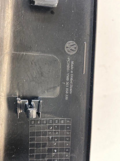 12-15 VOLKSWAGEN PASSAT DASH PANEL TRIM PLATE INSTRUMENT BEZEL 561857212B OEM