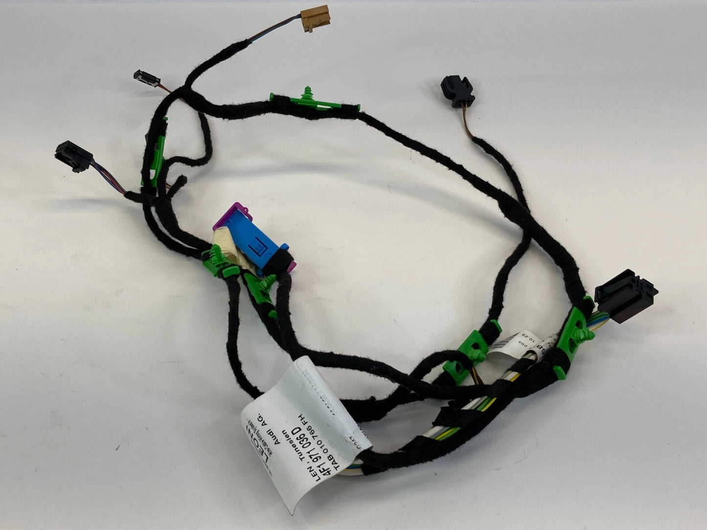 2005-2011 AUDI A6 QUATTRO FRONT RIGHT SIDE DOOR WIRING WIRE HARNESS 4F1971036D