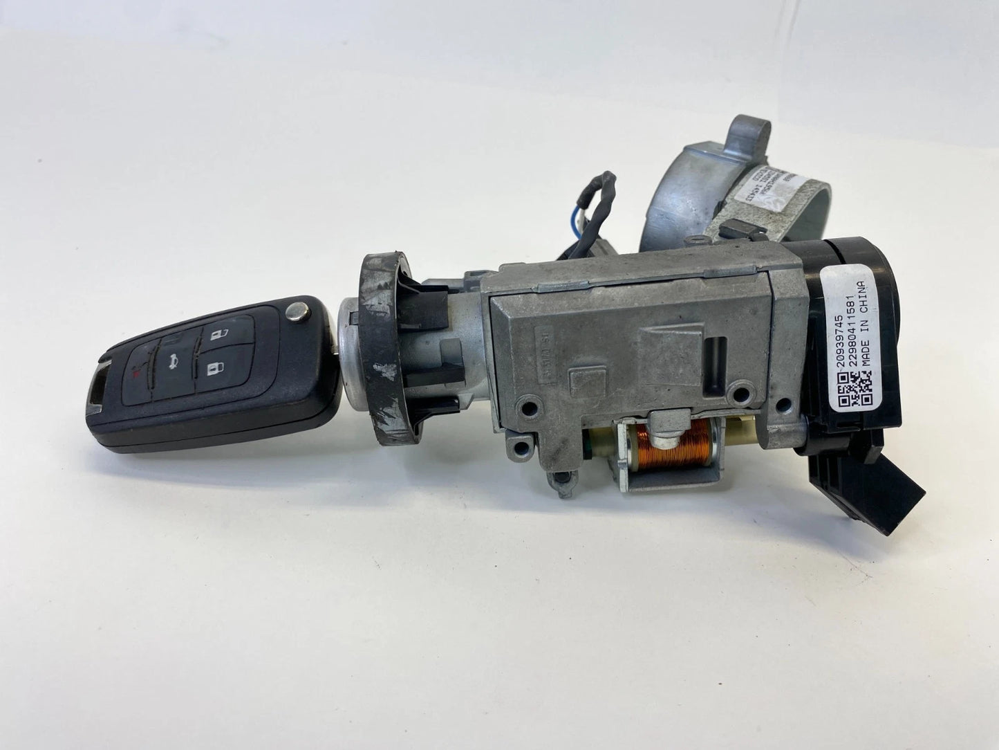 2010-2013 CHEVROLET EQUINOX IGNITION LOCK CYLINDER SWITCH W/ KEY 20939745 OEM