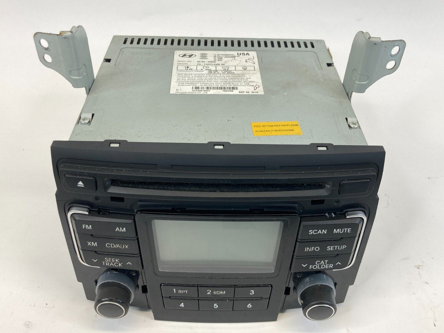 2011 Hyundai Sonata Radio AM/FM CD Player Stereo Receiver 96180-3Q000 OEM