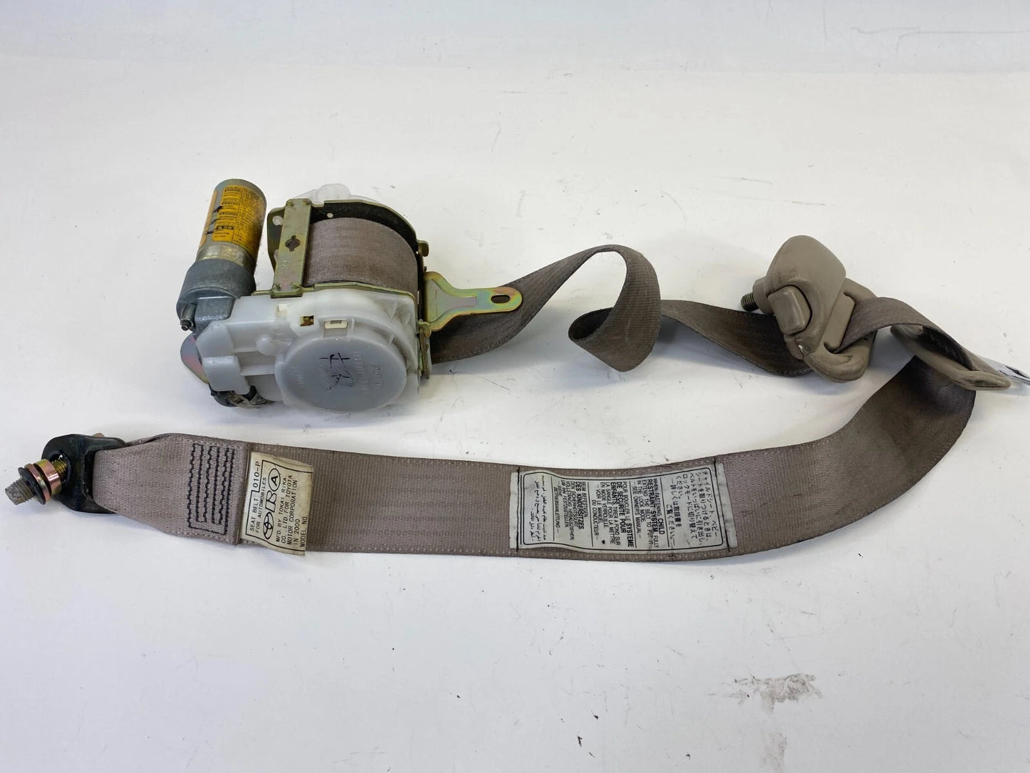 2000 2001 00 01 LEXUS ES300 FRONT RIGHT PASSENGER SEAT BELT RETRACTOR FR RH OEM
