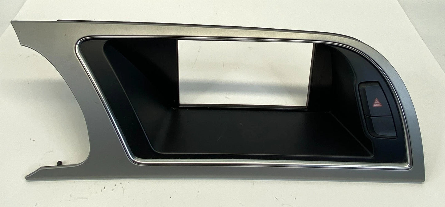 2008-2016 AUDI S5 A5 QUATTRO CENTER DASH DISPLAY TRIM BEZEL 8T1857186F OEM