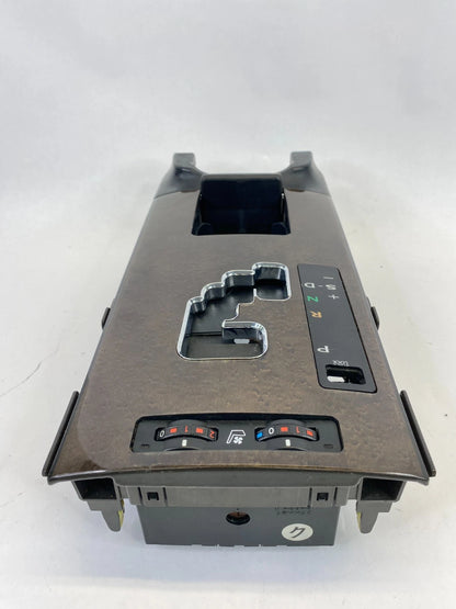 2009-2011 LEXUS IS250 CENTER CONSOLE SHIFTER BEZEL TRIM W/ SEAT HEATED SWITCH