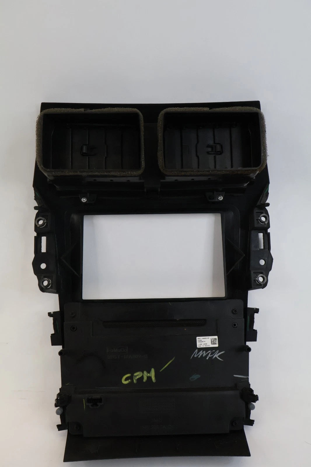 11-13 FORD EXPLORER RADIO CLIMATE CONTROL PANEL BEZEL 8" SCREEN BB5T18A802BM OEM