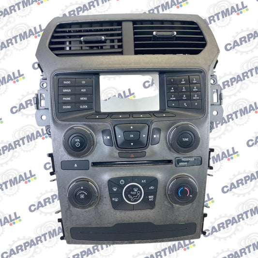 13-15 FORD EXPLORER RADIO DASH BEZEL CLIMATE CONTROL PANEL W/ VENT DB5T18A802DB