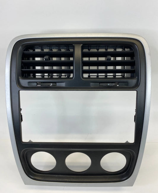 2010-2012 DODGE CALIBER DASH RADIO & CLIMATE CONTROL COVER TRIM BEZEL SURROUND