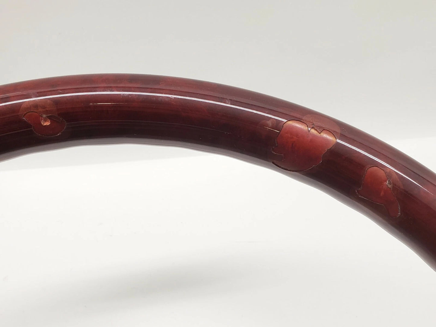 2007 2008 HYUNDAI AZERA STEERING WHEEL W/ CRUISE & RADIO CONTROL GREY WOOD OEM