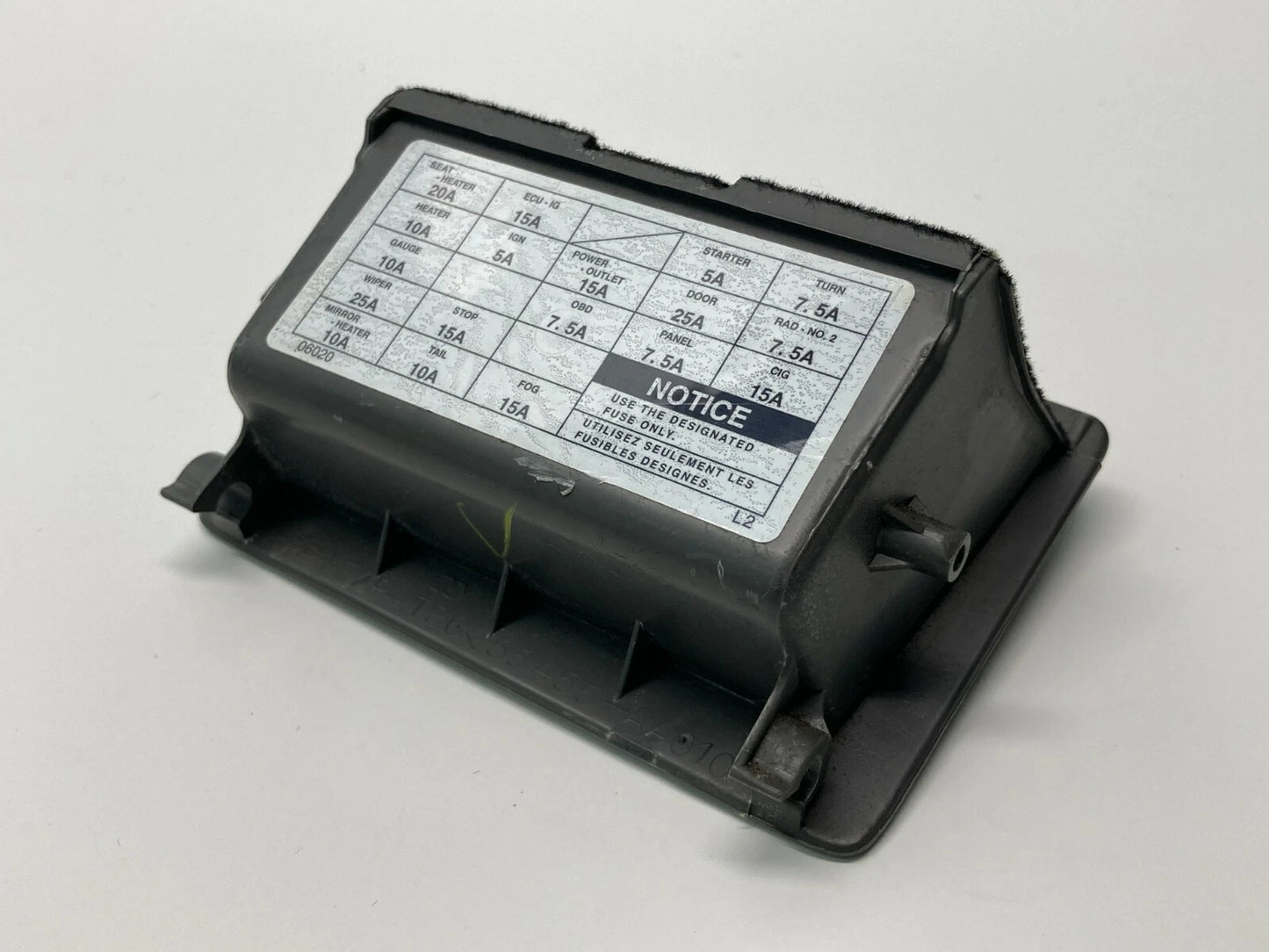 97-01 TOYOTA CAMRY LEFT DASH STORAGE COIN FUSE ACCESS COVER TRIM 55455AA010 OEM