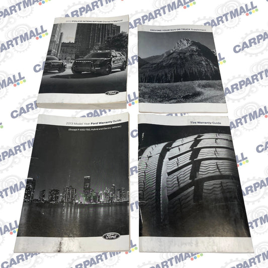 2013 13 Ford Explorer Police Owners Manual Warranty Guide Book OEM