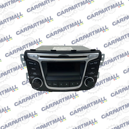 2012-2014 HYUNDAI ACCENT DASH AM FM CD RADIO PLAYER UNIT 96170-1R1104X OEM
