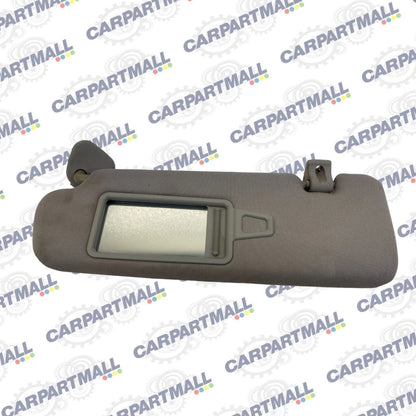 2011-2014 HYUNDAI SONATA LEFT DRIVER SUNVISOR SUN VISOR CLOTH GRAY OEM