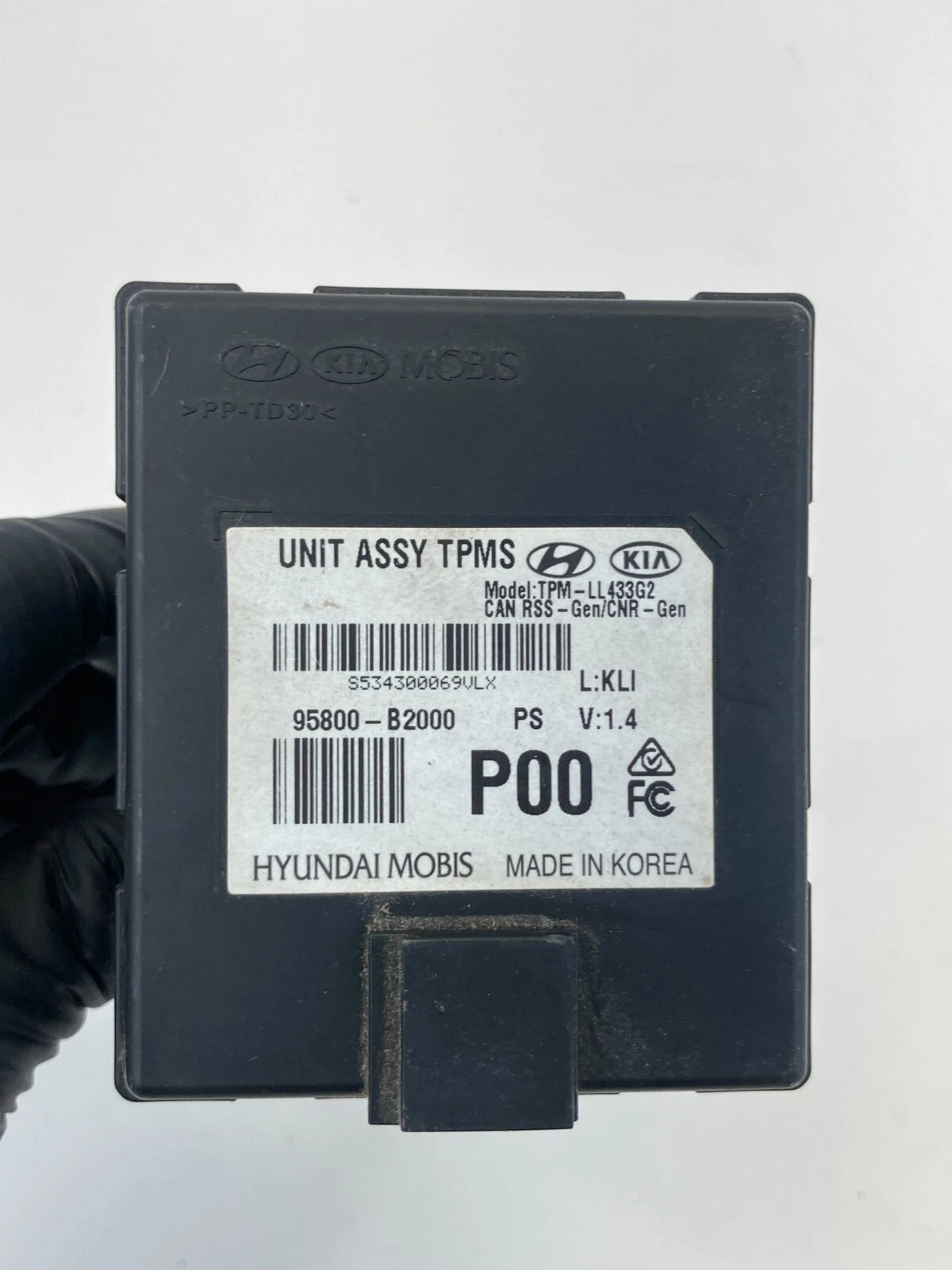 14-16 KIA SOUL TIRE PRESSURE MONITOR SENSOR TPMS CONTROL MODULE 95800-B2000 OEM
