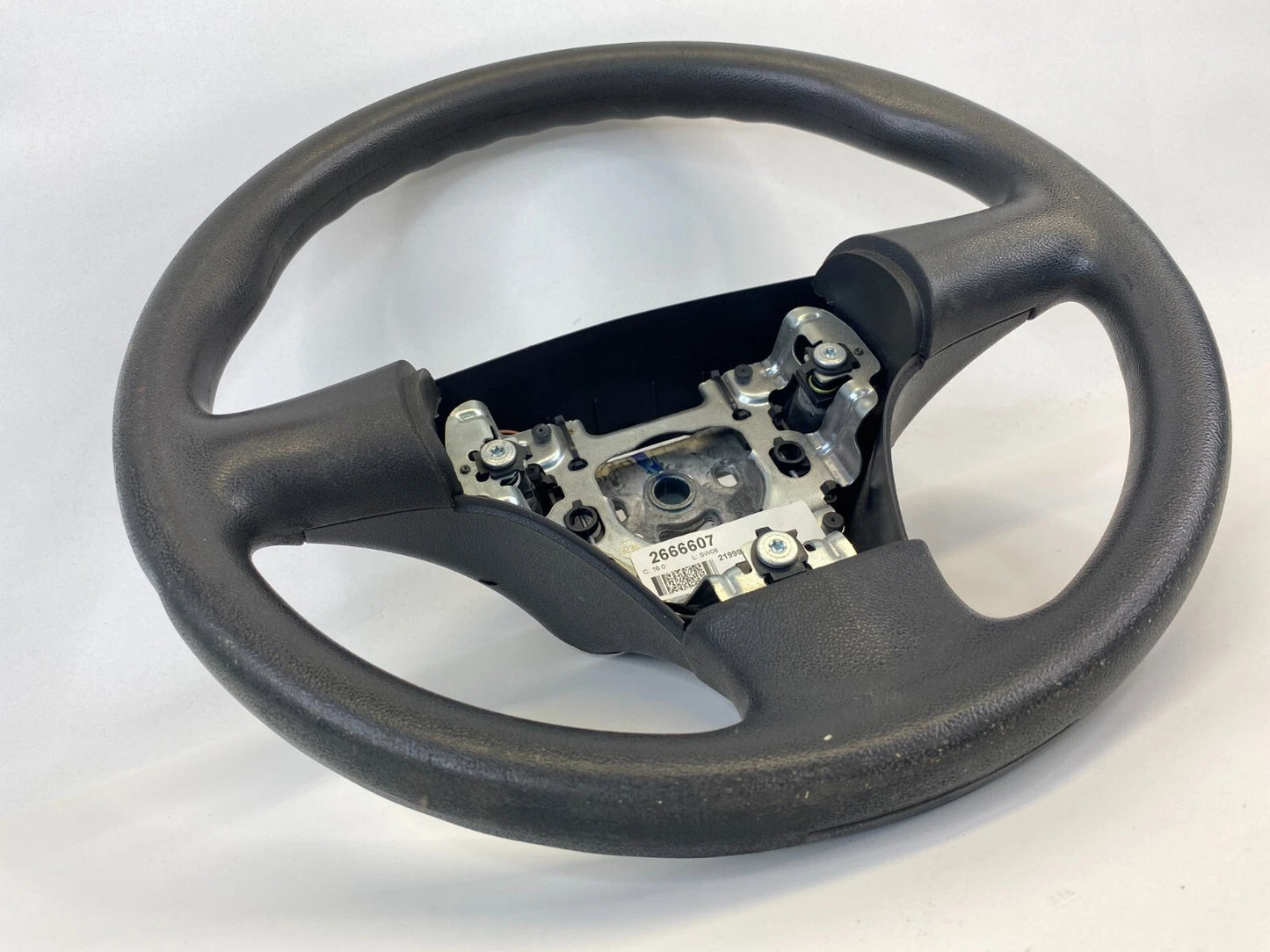 2006-2009 PONTIAC G6 3-SPOKE STEERING WHEEL ASSEMBLY BLACK 21999485 OEM