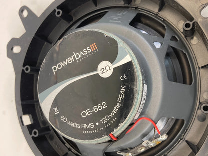 POWERBASS OE-652 6.5" CO-AXIAL FULL-RANGE DOOR SPEAKER AUDIO 2OHM