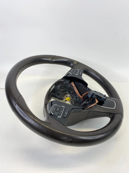 11-17 VOLKSWAGEN TOUAREG STEERING WHEEL W/ MULTIFUNCTIONAL SWITCHES 7P6-419-091