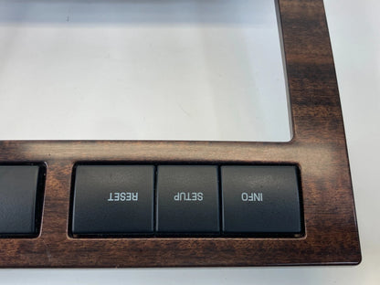 07-14 FORD EXPEDITION AUDIO AC CLIMATE CONTROL SWITCH PANEL & RADIO BEZEL OEM