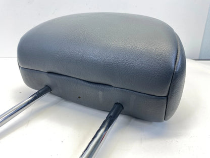 02-06 MINI COOPER FRONT LEFT & RIGHT SEAT HEADREST HEAD REST LEATHER BLACK OEM
