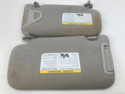 2013-2017 NISSAN SENTRA DRIVER & PASSENGER SUNVISOR PAIR LH RH W/O SUNROOF OEM