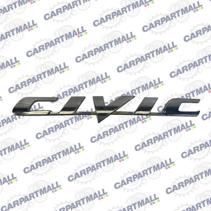 06-11 Honda Civic Sedan Rear Trunk Lid Emblem Civic Logo Symbol Nameplate OEM