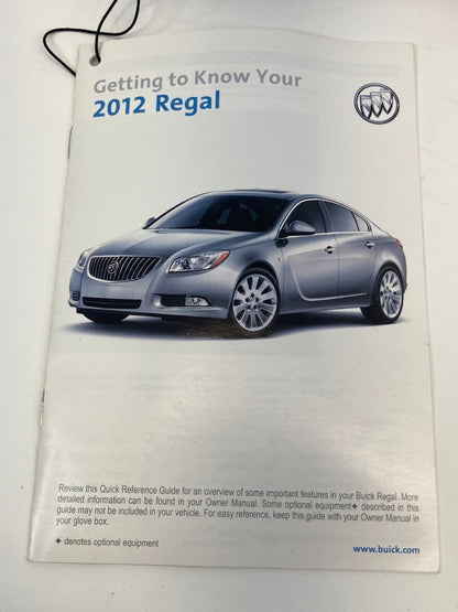 2012 12 Buick Regal Owner's Manual Guide Warranty Information w/ Case OEM