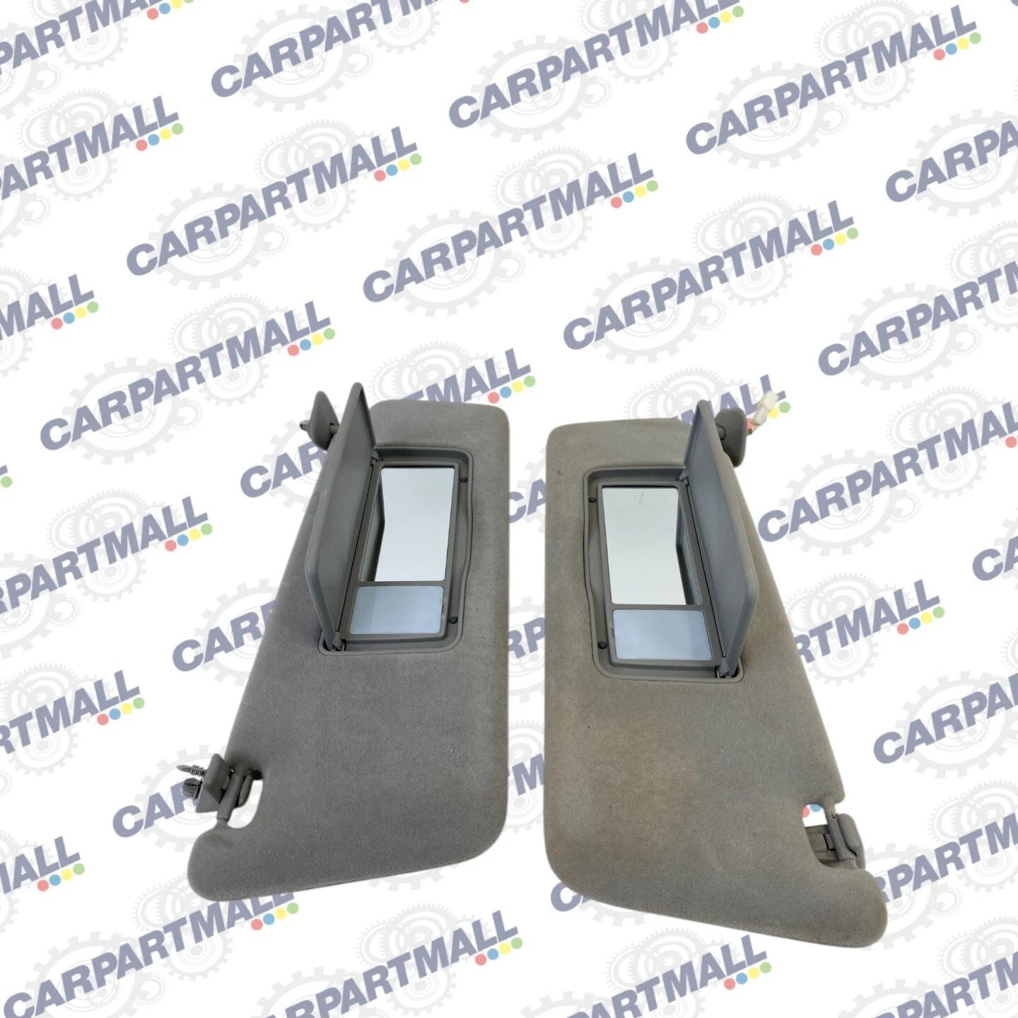 01 02 LEXUS RX300 FRONT LEFT RIGHT OVERHEAD ROOF SUN VISOR MIRROR SET PAIR OEM