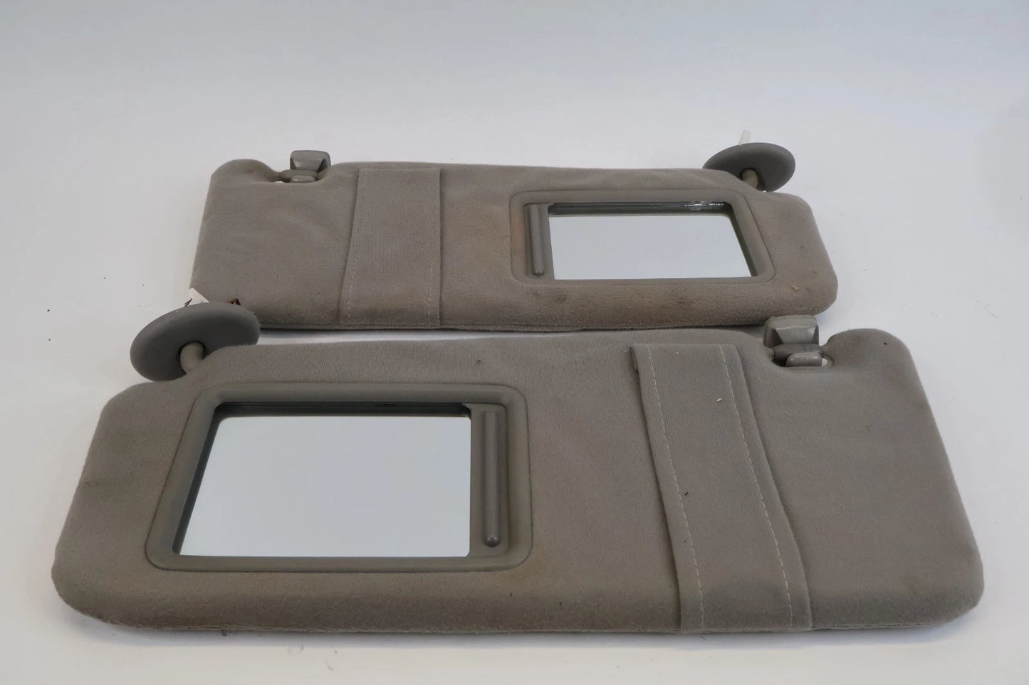 2007-2011 TOYOTA CAMRY ROOF SUNVISOR SUN VISOR LEFT & RIGHT W/ MIRROR PAIR SET