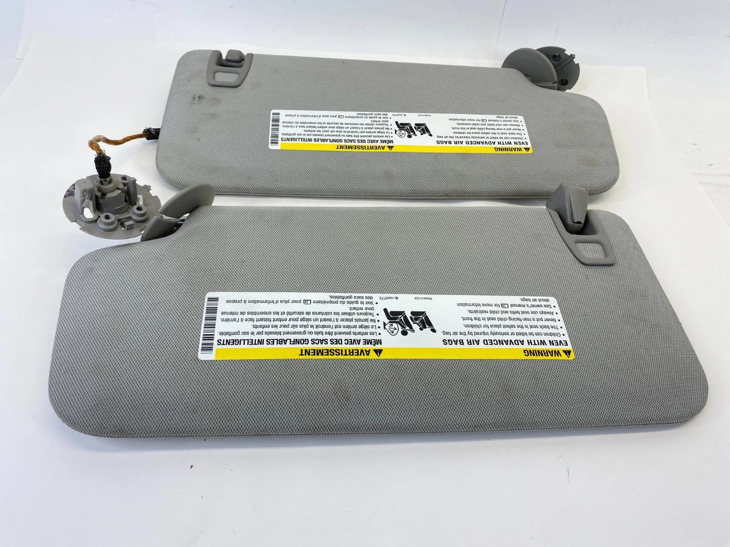 2010-2017 GMC TERRAIN ROOF LEFT & RIGHTSUNVISOR SUN VISOR SET OEM