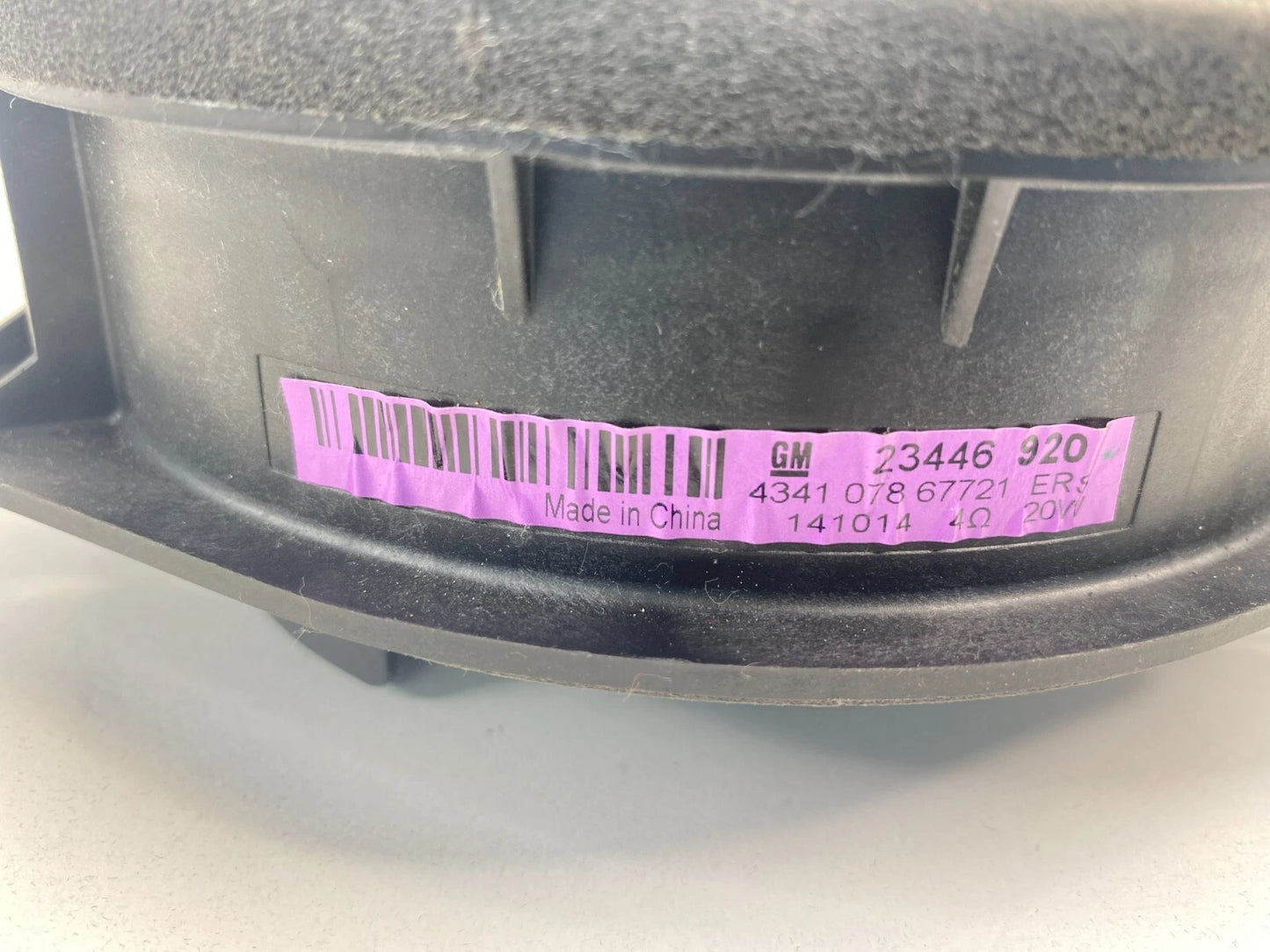 2010-2017 CHEVROLET EQUINOX REAR LEFT SIDE DOOR AUDIO SPEAKER 23446920 OEM