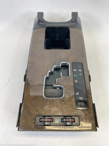 2009-2011 LEXUS IS250 CENTER CONSOLE SHIFTER BEZEL TRIM W/ SEAT HEATED SWITCH