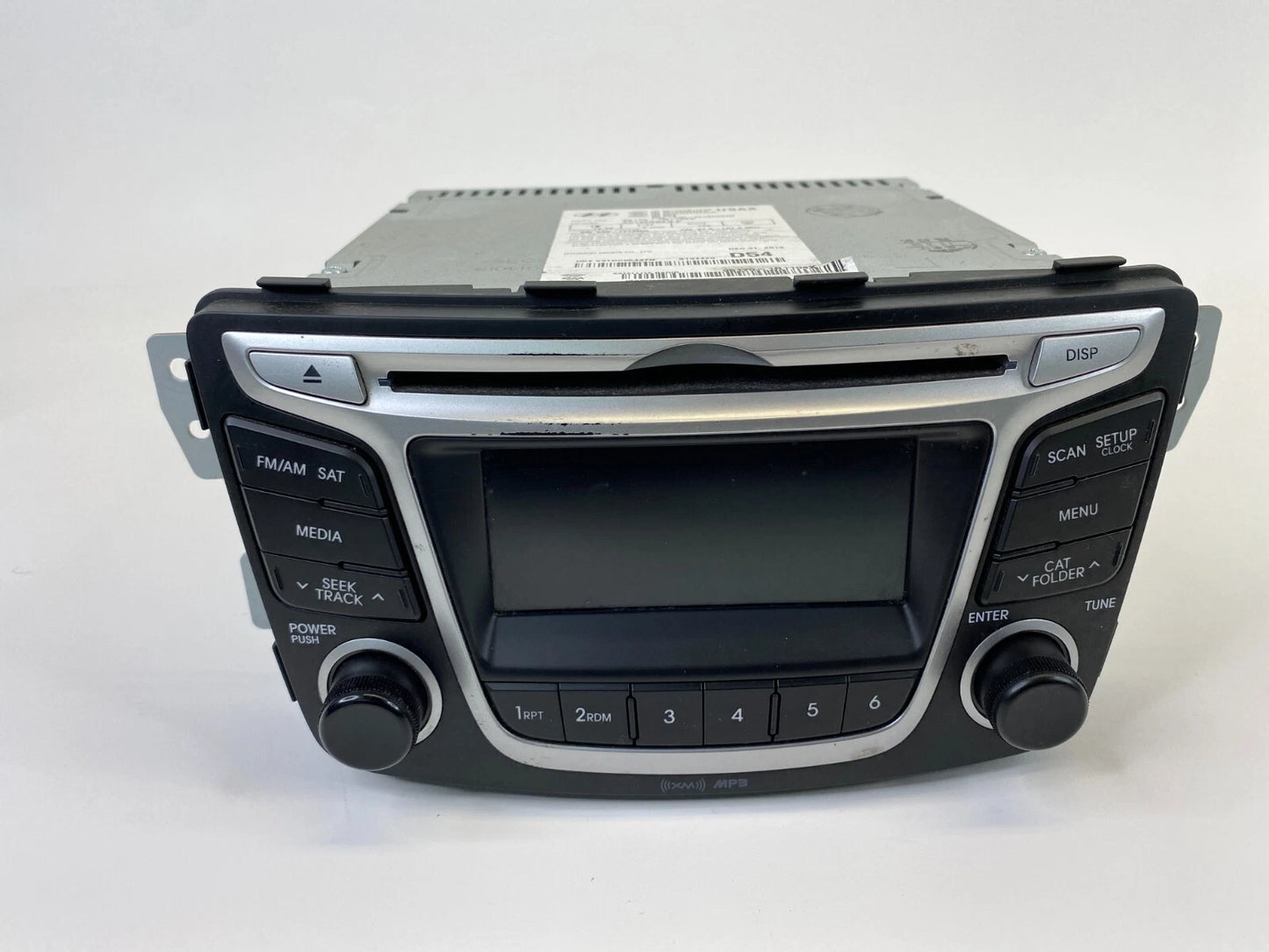 2012-2014 HYUNDAI ACCENT DASH AM FM CD RADIO PLAYER UNIT 96170-1R1104X OEM