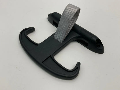 04-11 AUDI A6 SEDAN REAR TRUNK GROCERY HOOK CARGO HANGER MOUNTS TRIM 6Y5867615