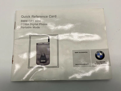 2002 02 BMW 745I OWNER'S MANUAL & QUICK REFERENCE CARD W/ CASE SET OEM