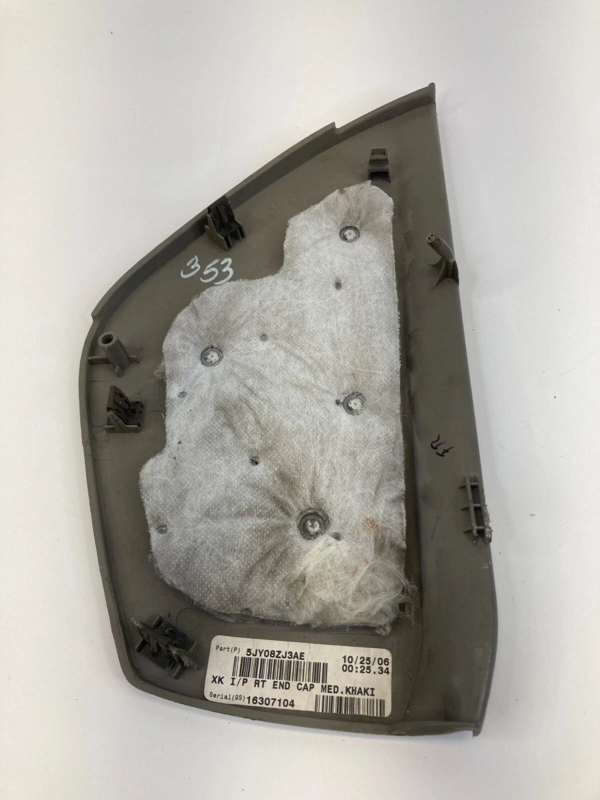 2006-2010 JEEP COMMANDER DASH RIGHT SIDE END CAP COVER TRIM 5JY08ZJ3AE OEM
