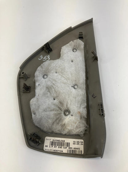 2006-2010 JEEP COMMANDER DASH RIGHT SIDE END CAP COVER TRIM 5JY08ZJ3AE OEM