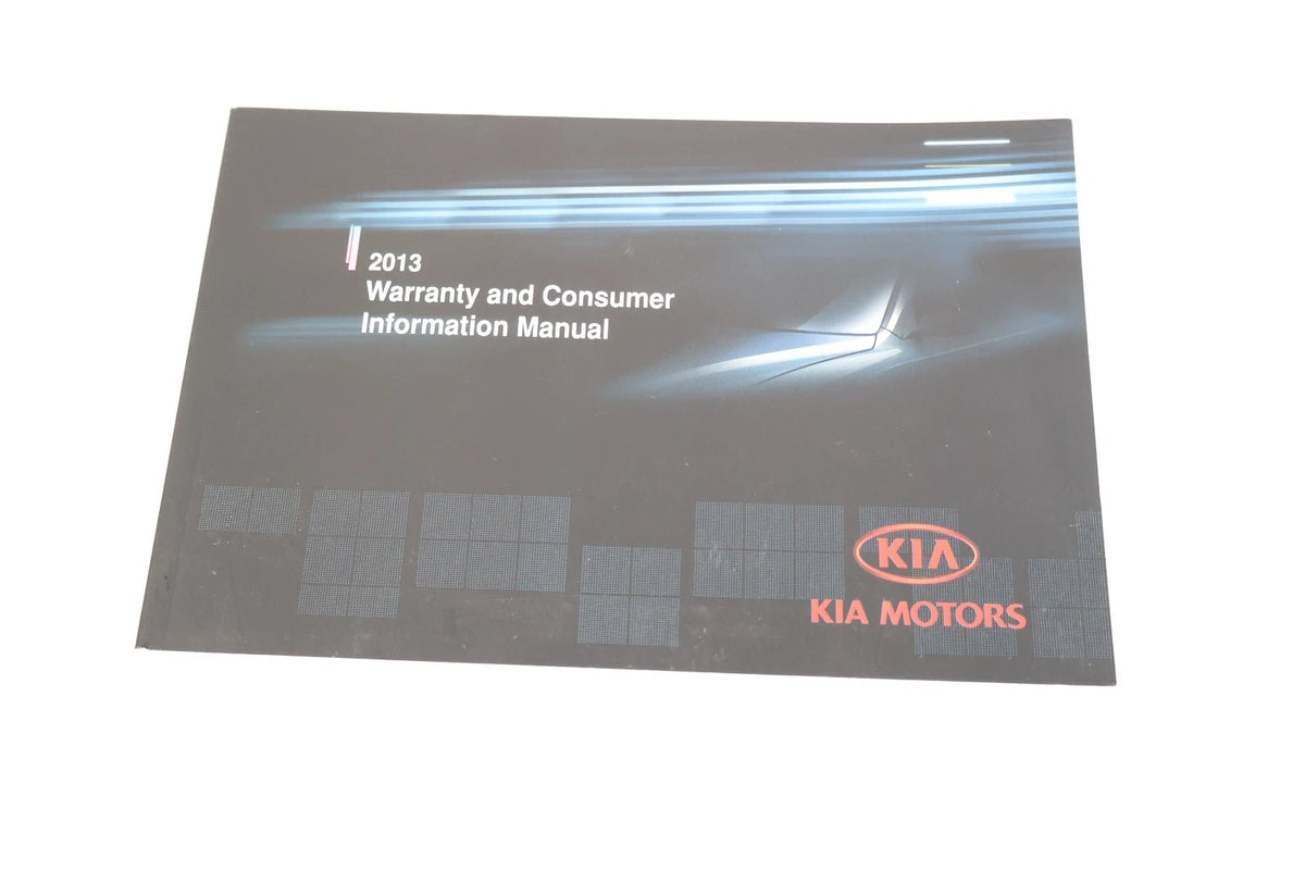 2013 13 KIA SOUL OWNER'S OWNERS MANUAL WARRANTY GUIDE BOOK SET OEM