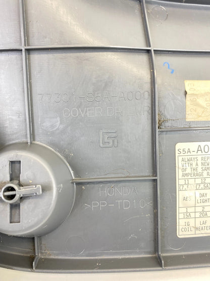 2001-2005 HONDA CIVIC DASH LEFT LOWER FUSE ACCESS PANEL COVER 77301-S5A-A000