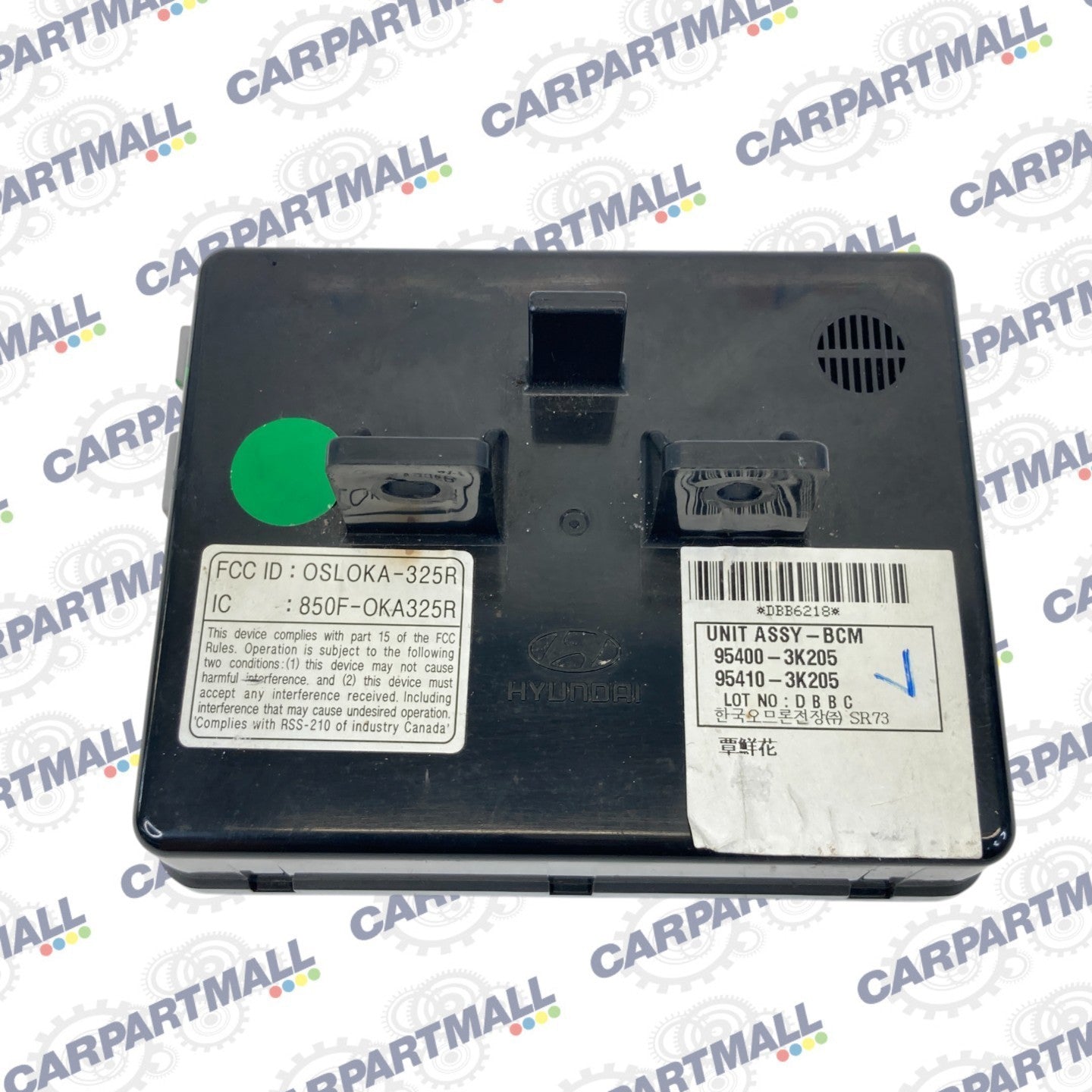 2006-2010 Hyundai Sonata 3.3L Body Control Module Computer Unit BCM 95400-3K205