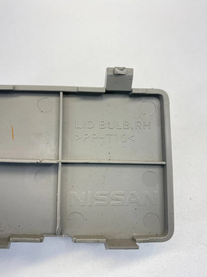 2008-2013 NISSAN ROGUE RIGHT PASSENGER BULB LID COVER CAP TRIM BEZEL OEM