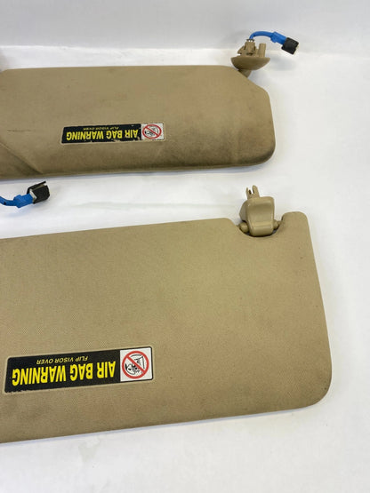 2008-2012 HONDA ACCORD LEFT & RIGHT DRIVER & PASSENGER SUN VISOR SUNVISOR PAIR