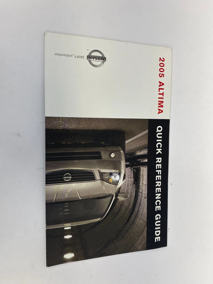 2005 NISSAN ALTIMA OWNER'S MANUAL & WARRANTY INFORMATION GUIDE BOOK W/ CASE OEM