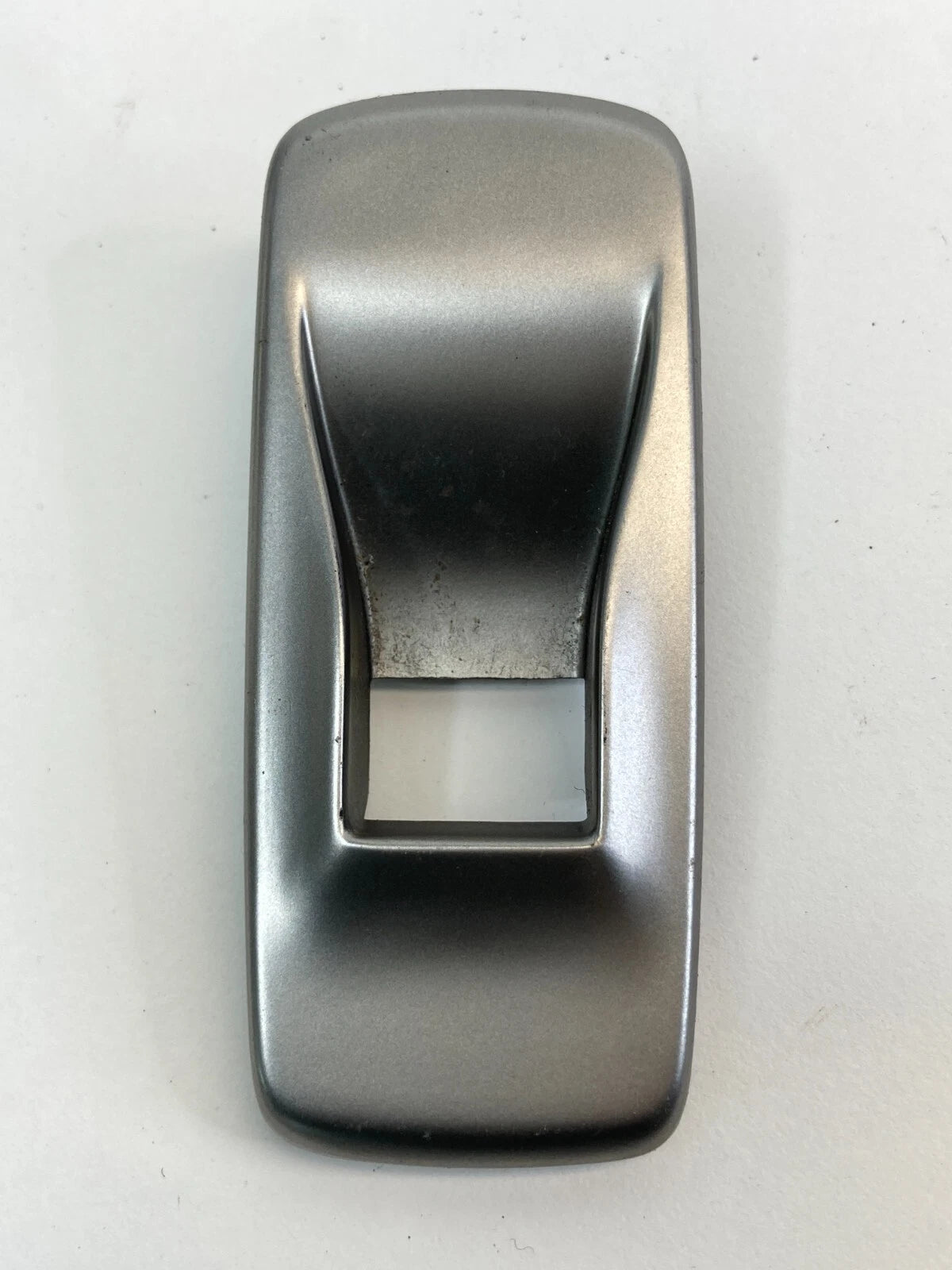 2009-2011 JAGUAR XF REAR RIGHT SIDE WINDOW SWITCH BEZEL COVER SILVER OEM