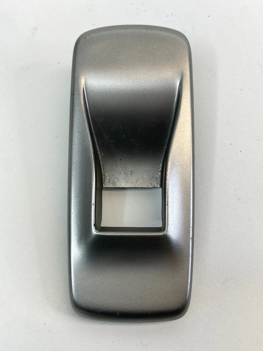 2009-2011 JAGUAR XF REAR RIGHT SIDE WINDOW SWITCH BEZEL COVER SILVER OEM
