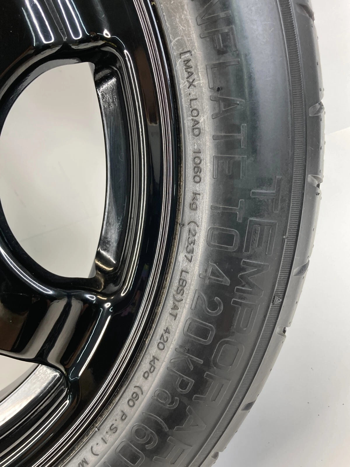 09-19 FORD FLEX EMERGENCY ALUMINUM WHEEL SPARE TIRE T155/70/D17 110M R17 17" OEM