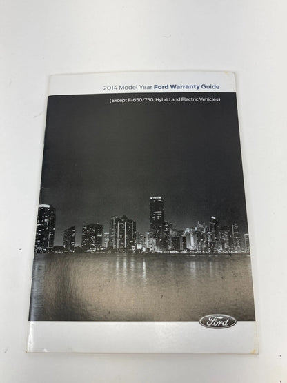 2014 FORD FUSION OWNERS MANUAL GUIDE BOOK SET WITH CASE OEM