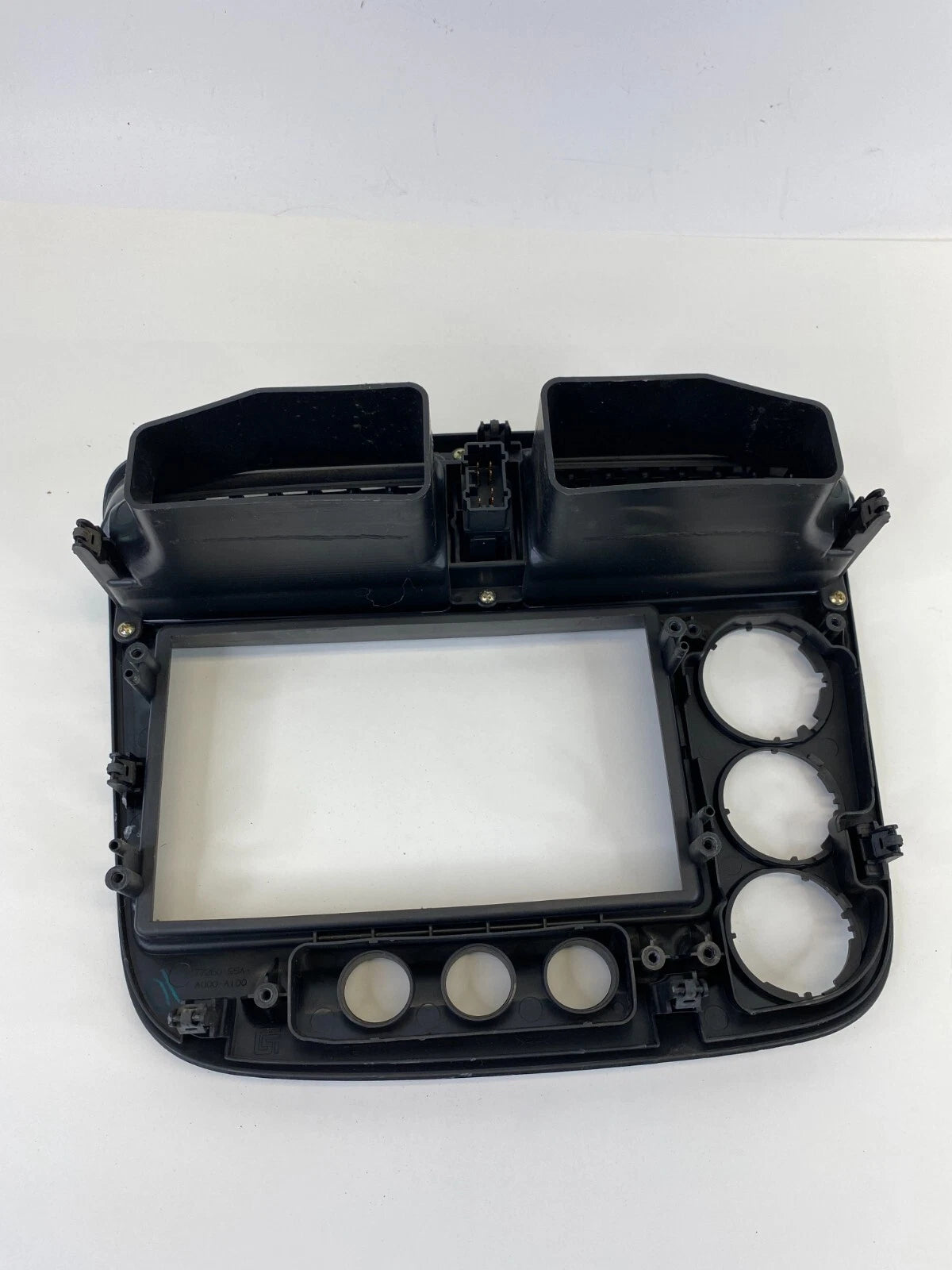 01-05 HONDA CIVIC CENTER DASH RADIO CLIMATE BEZEL PANEL W/ AIR VENT & HAZARD OEM