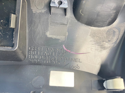 08-17 MITSUBISHI LANCER FLOOR CENTER CONSOLE PANEL CUP HOLDER BEZEL TRIM 8041A04